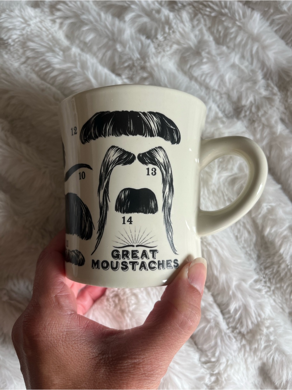 Great Moustaches Ceramic Mug from Philosopher’s Guild
